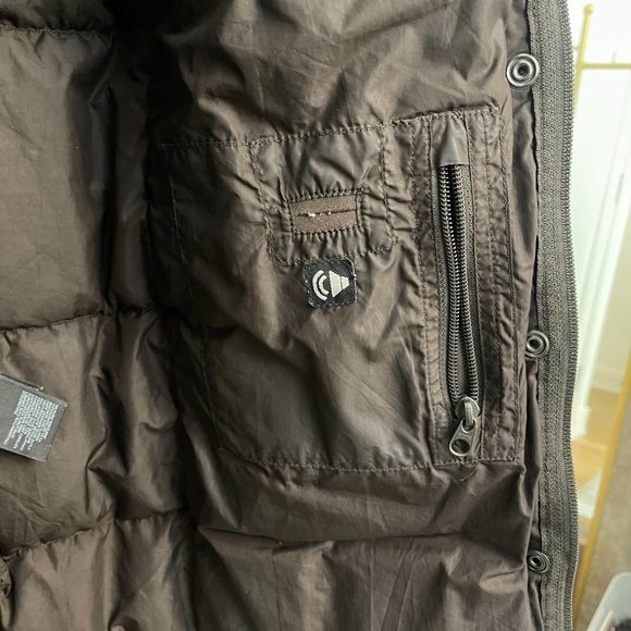 The North Face Jacket, Chocolate Brown Puffer, 600 Goose Down Long Coat, Small - Picture 7 of 9